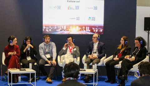 Discussing smart buildings at Enlit 2025